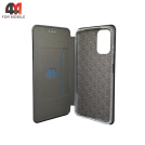 Чехол-книга для Xiaomi Poco M5s/Redmi Note 10 4G/Note 10S бок ракушка, синего цвета
