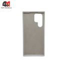 Чехол Samsung S22 Ultra Silicone Case, белого цвета