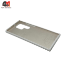 Чехол Samsung S22 Ultra Silicone Case, белого цвета
