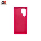 Чехол Samsung S22 Ultra Silicone Case, ярко-розового цвета