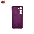 Чехол Samsung S23 Plus Silicone Case, цвет марсала