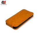 Чехол-книга для Samsung S4 Mini /I9190 низ, оранжевого цвета