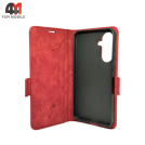 Чехол-книга для Samsung A56 бордового цвета, Case