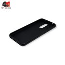 Чехол для Xiaomi Redmi 8 силиконовый, ребристый, черного цвета, Cherry