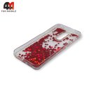 Чехол для Xiaomi Redmi 8 силиконовый, водичка, красного цвета