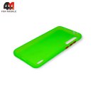 Чехол для Xiaomi Mi A3/Mi CC9e силиконовый, матовый с цветными кнопками, салатового цвета