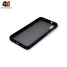 Чехол для Xiaomi Redmi 7A пластиковый с усиленной рамкой, черного цвета