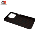 Чехол Iphone 14 Pro кевлар + MagSafe, красного цвета