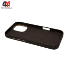 Чехол для iPhone 17 карбон с MagSafe, коричневого цвета