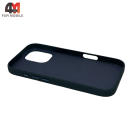 Чехол для iPhone 17 карбон с MagSafe, синего цвета