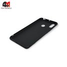 Чехол для Xiaomi Mi Max 3 силиконовый, матовый, черного цвета