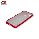 Чехол для Xiaomi Redmi 6 силиконовый с блестками, красного цвета