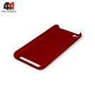 Чехол для Xiaomi Redmi 5A пластиковый, матовый, красного цвета, X-Level
