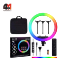 Кольцевая лампа MJ18, 45см, RGB, черный