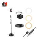 Кольцевая лампа G1, 26м подставка, черный