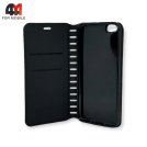 Чехол-книга для Xiaomi Mi 5C черного цвета, New Case