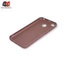 Чехол для Xiaomi Redmi 4X пластиковый, матовый, розового цвета