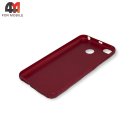 Чехол для Xiaomi Redmi 4X пластиковый, матовый, красного цвета