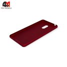 Чехол для Nokia 6 2017 пластиковый в сетку, красного цвета, Case