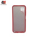 Чехол для Huawei P40 Lite/Nova 6Se/Nova 7i силиконовый с блестками, красного цвета