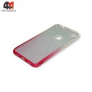 Чехол для Huawei P9 Lite Mini силиконовый, блестки переход, розового цвета