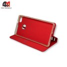 Чехол-книга для Huawei P9 Lite красного цвета, New Case