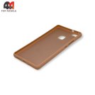 Чехол для Huawei P9 Lite силиконовый, под кожу, розового цвета