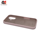 Чехол для Iphone 17 Silicone Case Magnetic, пудрового цвета