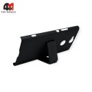 Чехол для Sony Xperia XA2 Plus пластиковый с подставкой, черного цвета, Nillkin