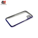 Чехол для Huawei P40 Lite/Nova 6Se/Nova 7i силиконовый с синим ободком