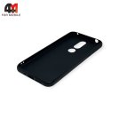 Чехол для Nokia 7 2018/7.1 2018 силиконовый, матовый, черного цвета