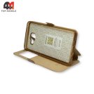 Чехол-книга для Samsung A7 2016/А710 золотого цвета, Experts