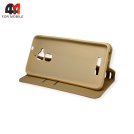 Чехол-книга для Asus ZenFone 3 Max/ZC520TL золотого цвета, New Case