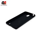 Чехол для Nokia 1 Plus силиконовый, матовый, черного цвета