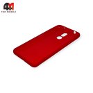 Чехол для Nokia 3.2 силиконовый, прозрачный, красного цвета