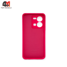 Чехол Vivo Y35 4G Silicone Case, ярко-розового цвета