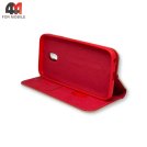 Чехол-книга для Samsung J3 2017/J330 красного цвета