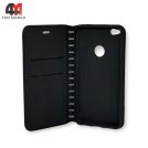 Чехол-книга для Huawei P8 Lite 2017 черного цвета, New Case