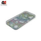 Чехол для Iphone 12 пластиковый, хамелеон, авокадо