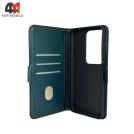 Чехол-книга для Huawei Nova Y72/Y72S шов, зеленого цвета, Case