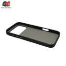 Чехол для Iphone 17 Pro Max карбон с MagSafe, серого цвета