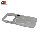 Чехол для iPhone 17 Pro пластиковый с MagSafe, белого цвета, Hicool