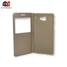 Чехол-книга для Samsung J5 Prime/G570 золотого цвета