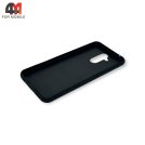 Чехол для Huawei Mate 20 Lite силиконовый, тканевый, коричневого цвета