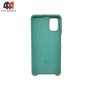 Чехол для Samsung M51 Silicone Case, мятного цвета