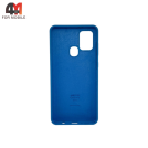 Чехол для Samsung A21s Silicone Case, синего цвета