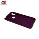 Чехол для Huawei Y7 2019 Silicone Case, цвет марсала