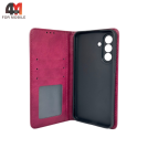 Чехол-книга для Samsung A56 в бок, бордового цвета