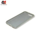 Чехол для Huawei P10 силиконовый с блестками, серебристого цвета