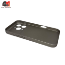 Чехол для iPhone 16 Pro AG Glass+MagSafe, серого цвета